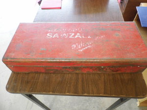 Sawzall in metal box...