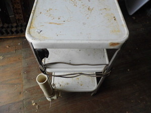 Retro metal cart...