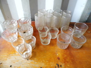 Assorted glasses...