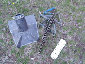 Ladder clits and a roof vent