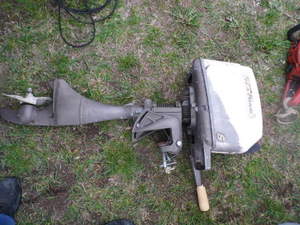 Vintage Sea King boat motor...