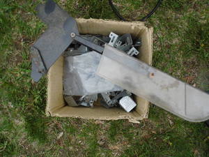 Box of construction braces...