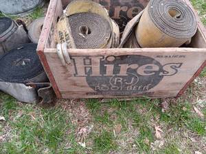 Box of heavy guage straps...