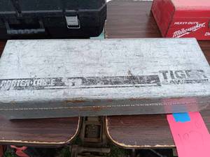 Tiger reciprocating saw in a case w...