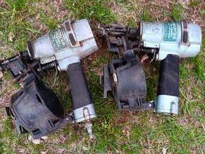 2 Hitachi air nail guns...
