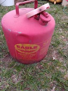 Vintage gas can...