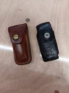 Folding knife and pliers in belt ca...