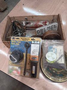 Wood crate of fine woodworking tool...