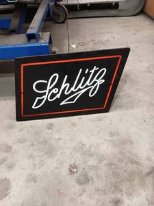Schlitz lighted sign...