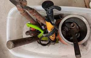 Lot of outdoor tools...