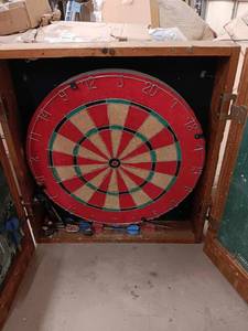 Dart board...