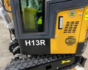 lot 154 image: AGT Mini Excavator with Enclosed Cab, H13R  paint scuff