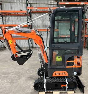 lot 73 image: AGT Mini Excavator with Enclosed Cab, QH13R