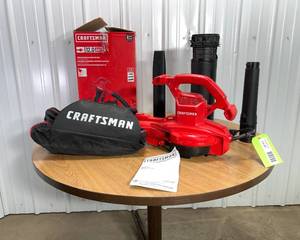 lot 287 image: Craftsman Blower and Bag