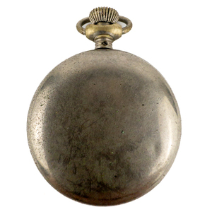 lot 6 image: VINTAGE Ingersoll Midget Circa 1925-1930 White Base Metal Mechanical Pocket Watch. Not Working