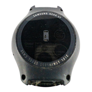 lot 9 image: Mens Samsung Gear S2 SM-R730A Black Stainless Steel Fitness tracker. Not Tested. No Charger. No Strap.