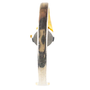 lot 25 image: Ladys Gucci Cuff Yellow Stainless Steel & Base Metal Quartz Analog watch. Not Working