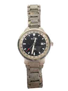 lot 26 image: Mens Skagen 210LTXB Ultra Slim Titanium Quartz Analog watch. Not Working