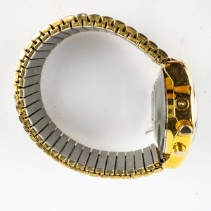 lot 34 image: Ladys Royal Tel-Time M9908 Talking Watch Yellow Stainless Steel & Base Metal Quartz Analog watch. New Battery Installed