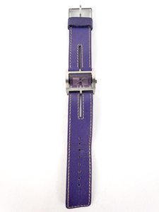 lot 88 image: Ladys Purple & Silver Fashion Strap Stainless Steel & Base Metal Quartz Analog watch. Working