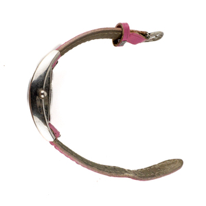 lot 101 image: Ladys Accutime Pink With Light Pink Dial Fashion Watch Stainless Steel Quartz Analog watch. Working