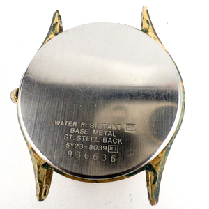 lot 135 image: Mens Seiko Day Date 5Y23.8039 Yellow & White Dial Stainless Steel & Base Metal Quartz Analog watch. Working