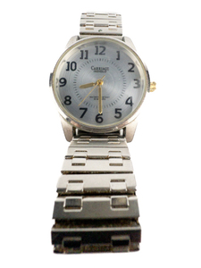 lot 171 image: Mens Group of 3 Quartz Analog watches Carriage Indiglo, Gruen Embassy, Teslar. Working