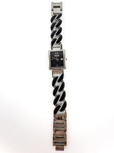 lot 176 image: Ladys Michael Kors MK-4064 Black Stainless Steel Water Resistant 5 ATM Quartz Analog watch. Working