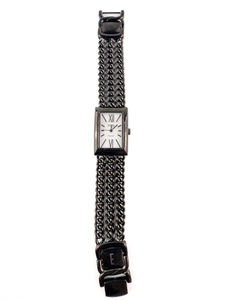 lot 183 image: Ladys Ecclissi 33833 Black Plated With Mother Of Pearl, Multi-Chain Band Black Sterling Silver Case Quartz Analog watch. Working