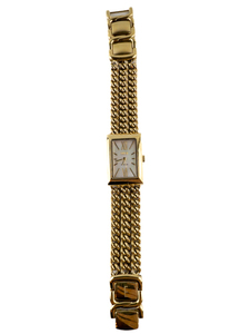 lot 187 image: Ladys Ecclissi 33831 Yellow Plated With Mother Of Pearl, Multi-Chain Band Yellow Sterling Silver Case Quartz Analog watch. Working