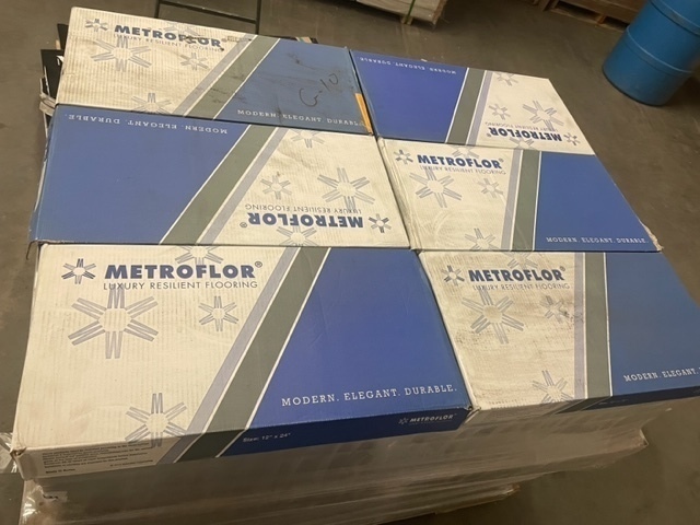 lot 229 image: 288 SF of Premium 20mm Wear Layer Luxury Vinyl Savanna Tile flooring - 12x24 - Valley - G10