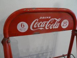 lot 2 image: Vintage Coke Dispenser Rack