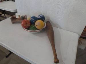 lot 49 image: Croquet Balls
