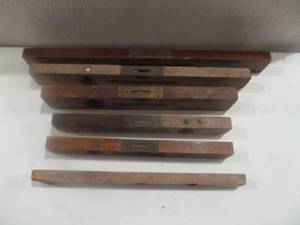 lot 71 image: Vintage Wood Levels
