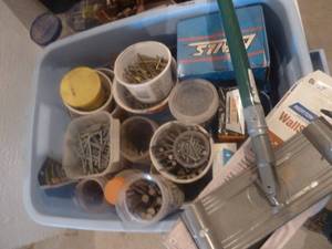 lot 118 image: Baskets of Fasteners