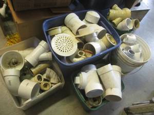 lot 42 image: (EW5) Large Assortment of PVC Fittings Assorted Sizes