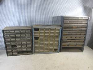 lot 62 image: (CS) 3 Multi Drawer Organizers with Contents