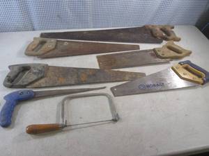 lot 72 image: (BR3) Assorted Hand Saws...