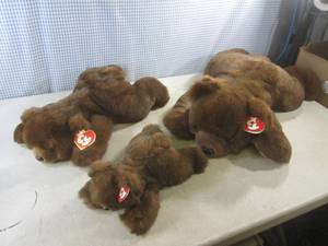 lot 319 image: (EW3) TY Bears with Tags 27 Large Paws, 20 Paws and 12 Baby Paws