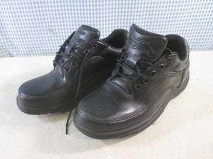 lot 281 image: (CS) Pair Mens Rockport Leather Shoes Size 10