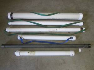 lot 271 image: (EW7) 6 PVC Storage Tubes...