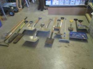 lot 92 image: (RM6) Assorted Shovels and Other Misc