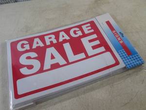 lot 115 image: (EC1) Pack of 12 Garage Sale Signs 12 x 8