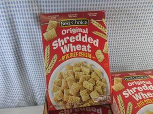 lot 391 image: (C-1) 8 Boxes Shredded Wheat Bite Size Cereal 16.4oz Boxes Past Date