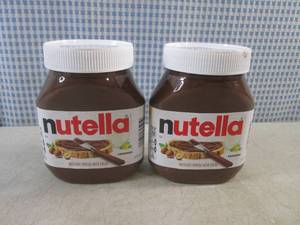 lot 404 image: (B-1) 2 Jars Nutella 26.5oz Best by Oct 2024