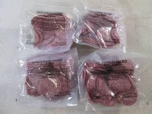 lot 408 image: (B-2) 2 Pounds Uncured Hard Salami 4 - 12 Pound Pouches