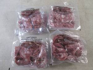 lot 413 image: (B-2) 2 Pounds Uncured Sopressata Salami 4 - 12 Pound Pouches