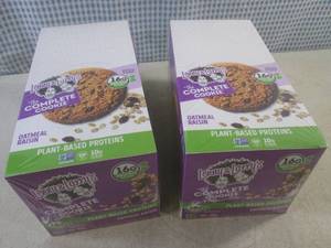 lot 423 image: (B-1) 2 Boxes of 12 Large Lenny & Larrys Oatmeal Raisin Cookies Past Date