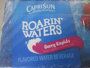 lot 434 image: (C-2) 40 Capri Sun Roarin Waters Berry Rapids Flavored Water Pouches 4 Boxes of 10 Pouches Each Best by Jan 2024