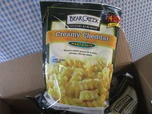 lot 452 image: (B-1) 6 Bags of Creamy Cheddar Pasta Mix Best by Jan 2024